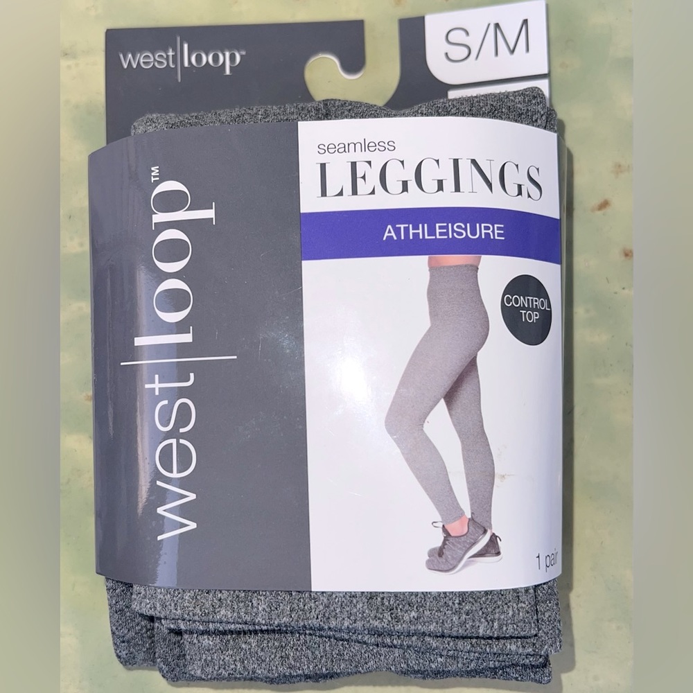 West Loop Seamless Leggings Athleisure Control Top S/M. One pair
